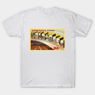 Greetings from Goldsboro, NC - Vintage Large Letter Postcard T-Shirt